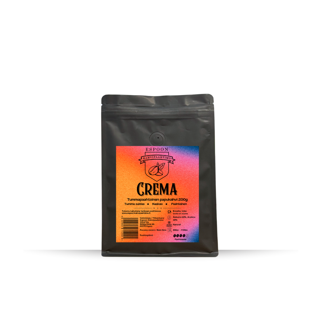 Crema tume röst