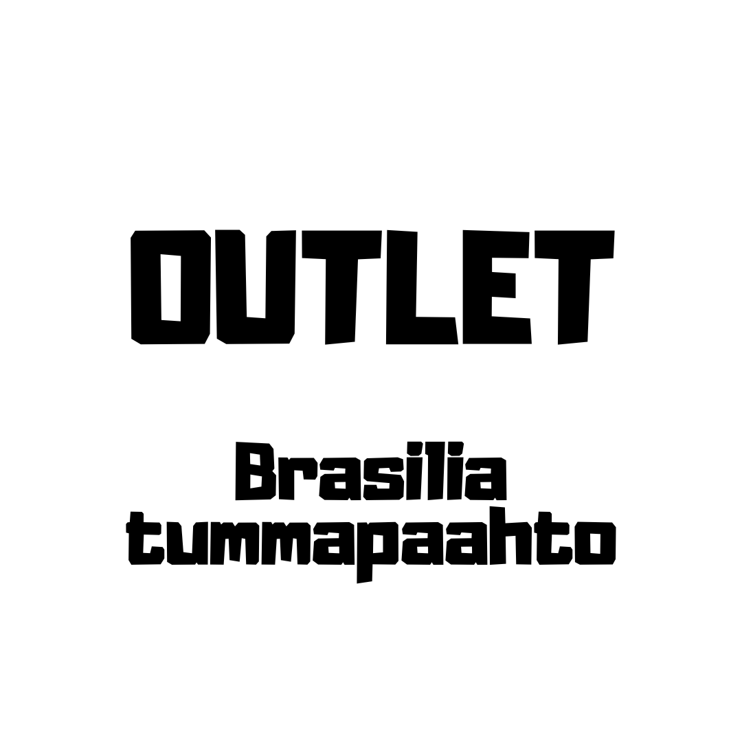 OUTLET – Brasilia tummapaahto