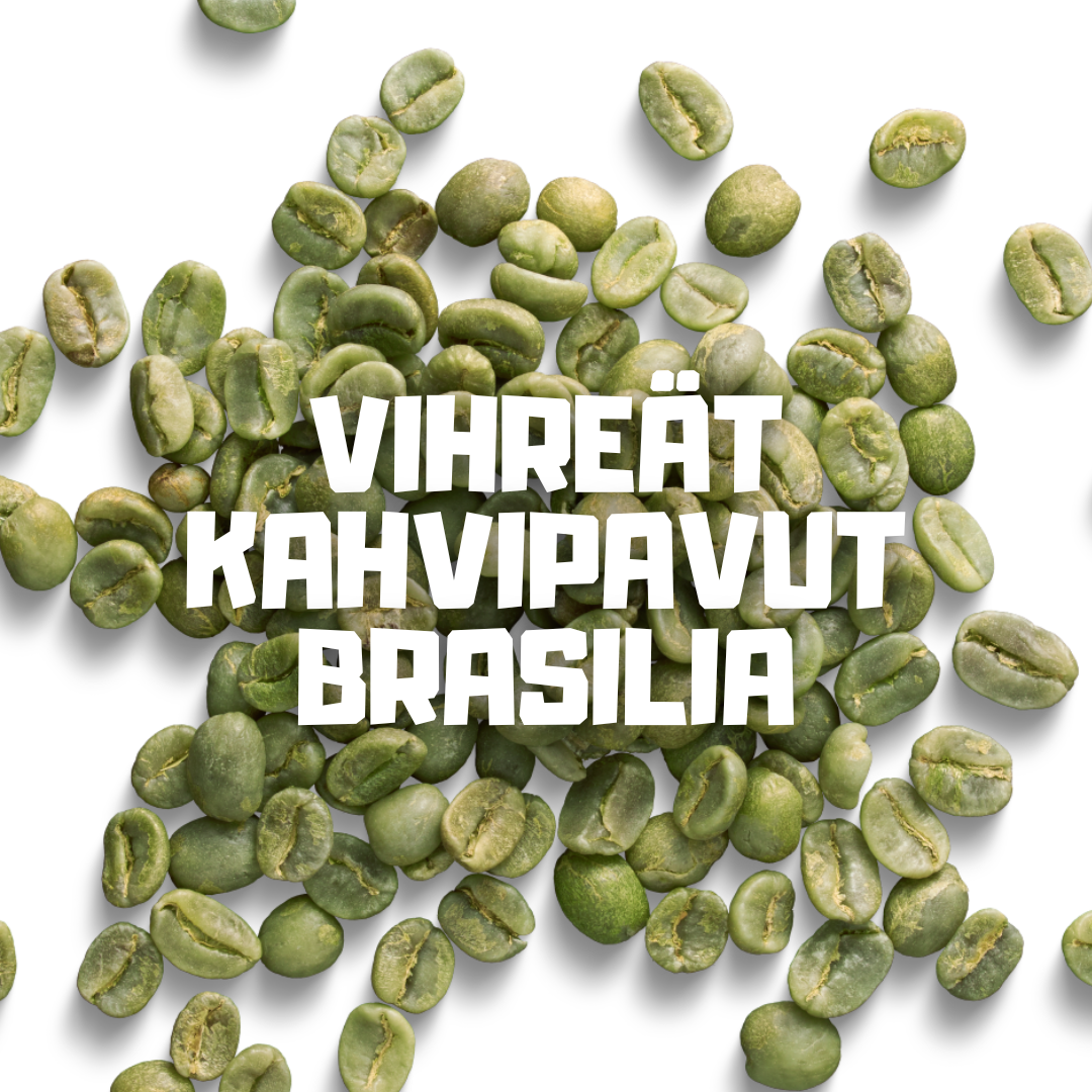 Vihreät kahvipavut Brasilia