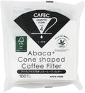 CAFEC Abaca+ Osmotic Flow Cone Shaped Coffee Filter suodatinpaperi 4 kuppia